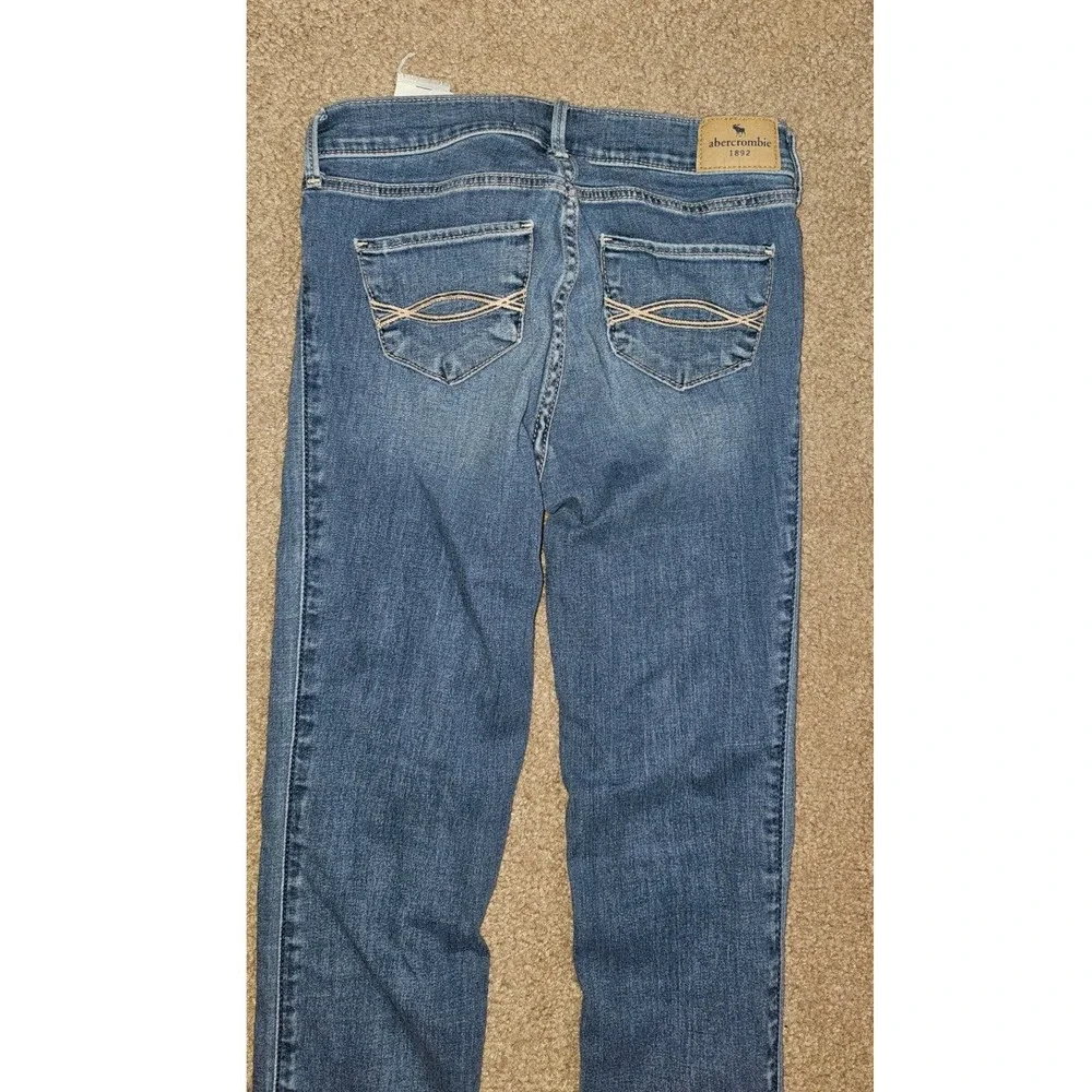Abercrombie Kids Jean Legging Slim Fit Medium Wash Denim Size 11/12
